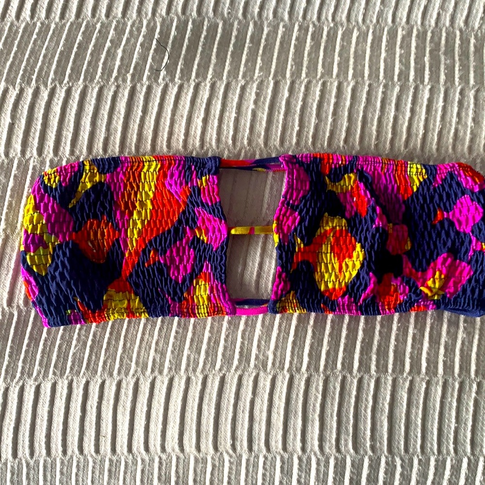 Indah Scrunch Bandeau Stappy Bikini Top